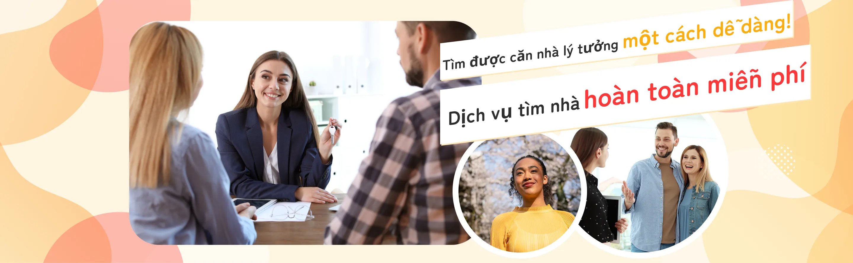 Tìm được căn nhà lý tưởng một cách dễ dàng! Dịch vụ tìm nhà hoàn toàn miễn phí