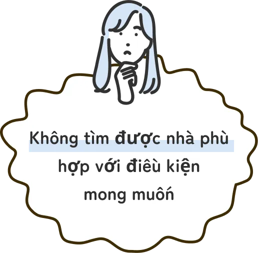Không tìm được nhà phù hợp với điều kiện mong muốn