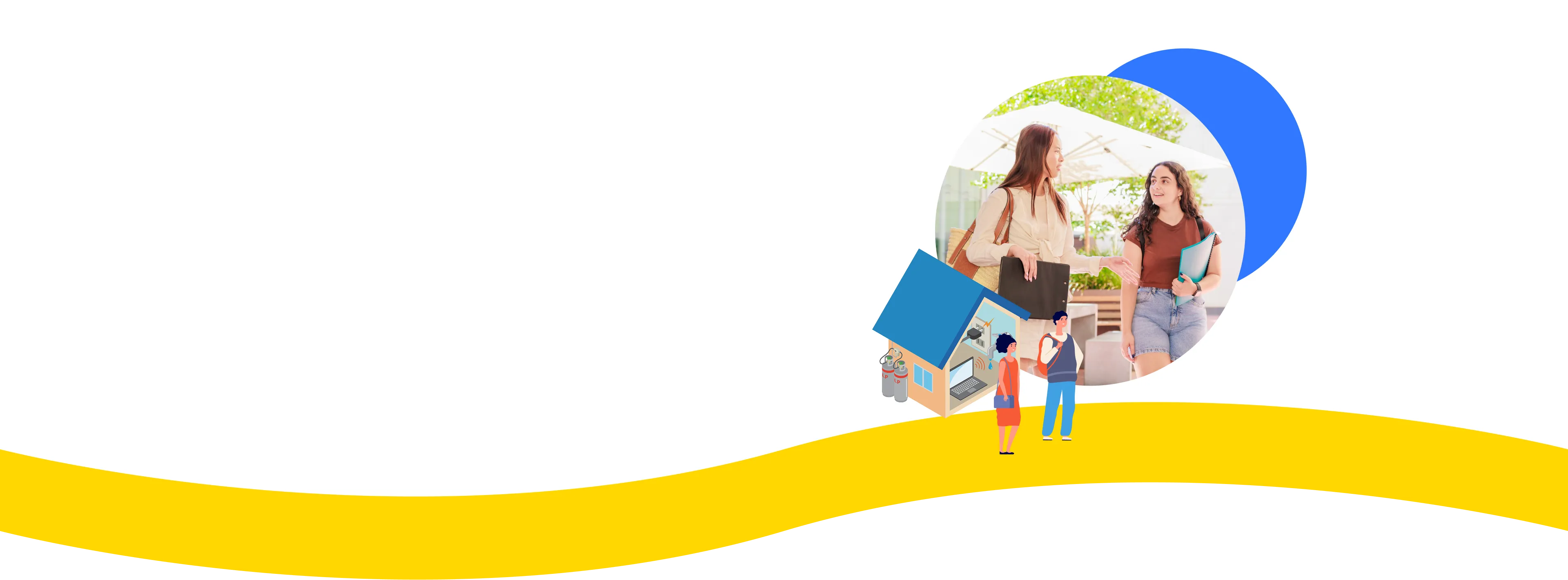 画像下部に黄色の波線